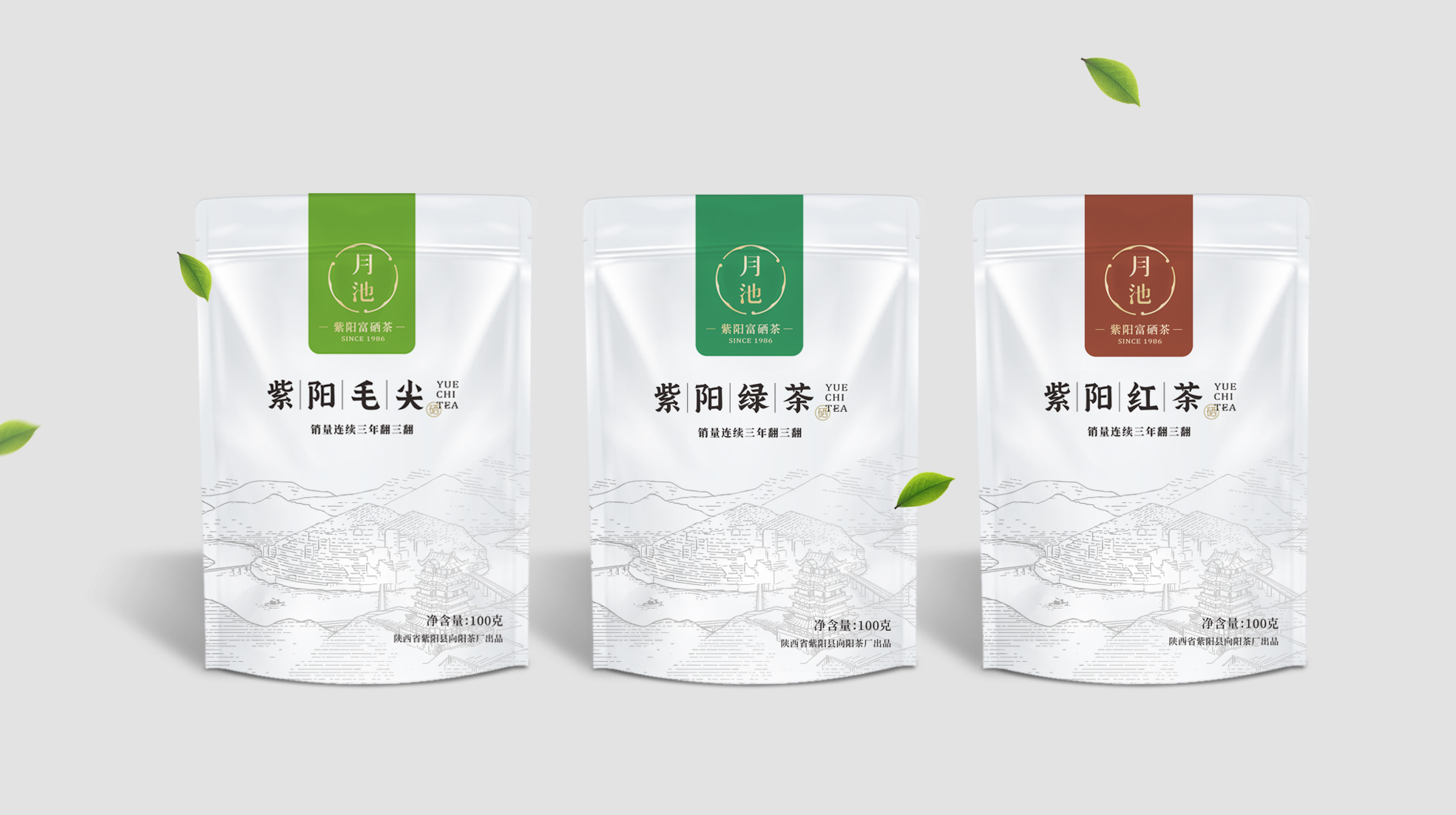 茶葉品牌不是設(shè)計個logo設(shè)計一套包裝就夠了(圖2) 茶葉包裝袋設(shè)計