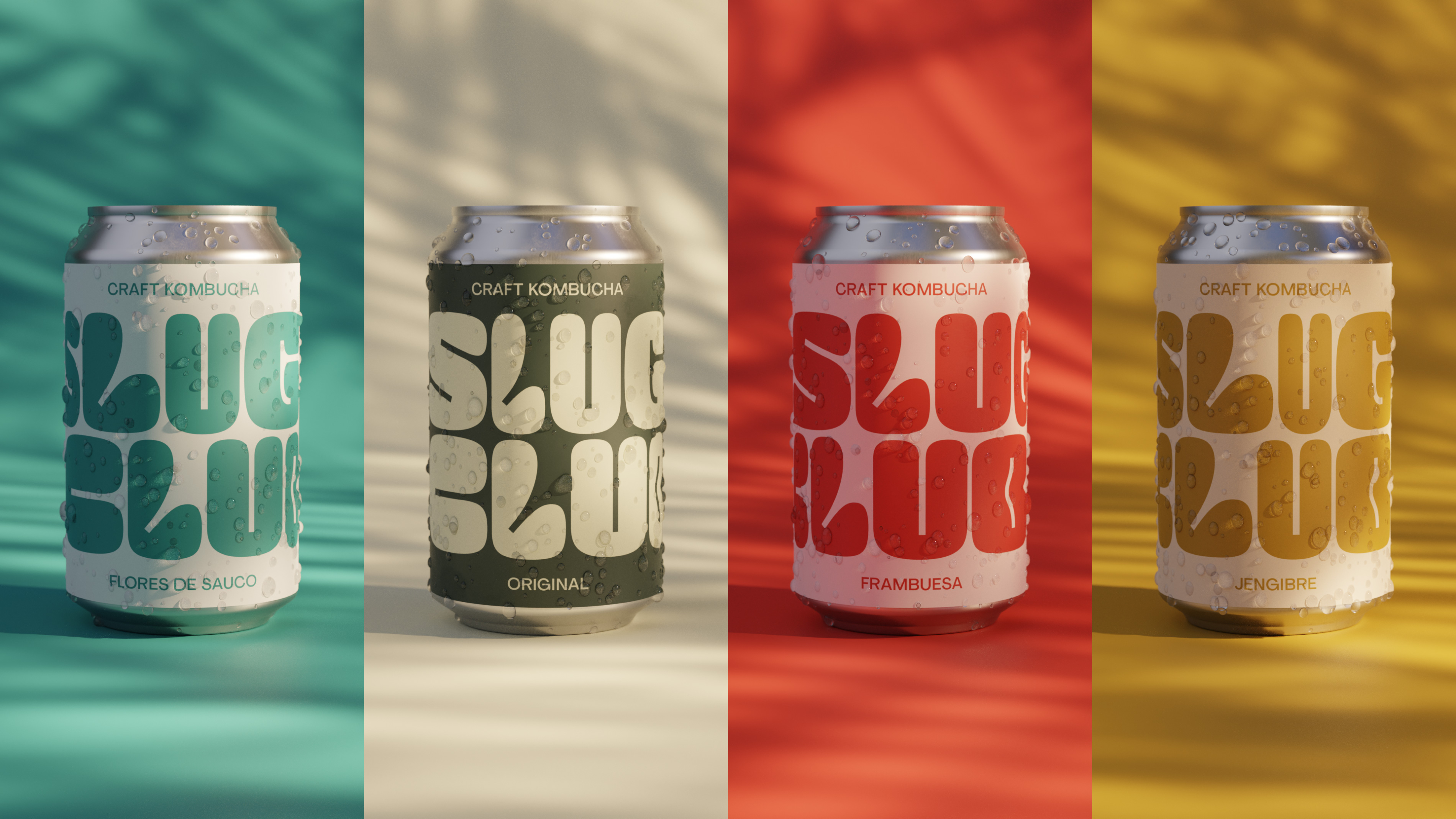 Slug Club康普茶飲料這樣包裝，創(chuàng)造出一種意想不到的精美美學(xué)(圖1)
