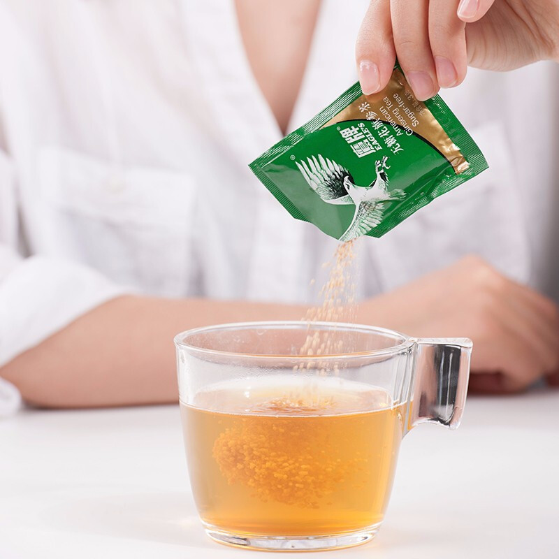 HAWKS 鷹牌 無糖花旗參茶 3g*20袋 禮盒裝保健產(chǎn)品包裝創(chuàng)意設(shè)計欣賞(圖4)