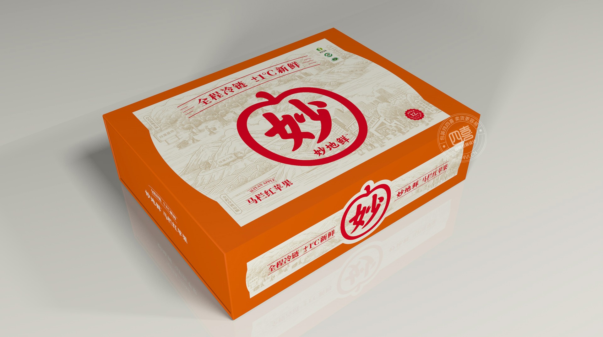包裝設(shè)計(jì)要合理呈現(xiàn)品牌承諾信息(圖2) 水果禮盒設(shè)計(jì)
