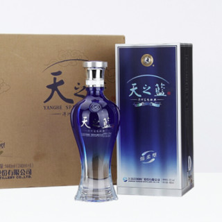 創(chuàng)意酒包裝設(shè)計洋河 天之藍 藍色經(jīng)典 52%vol 濃香型白酒產(chǎn)品包裝設(shè)計欣賞(圖5)