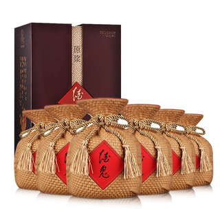 創(chuàng)意酒包裝設計原漿酒馥郁香型白酒瓶整箱裝產(chǎn)品包裝設計欣賞(圖2)
