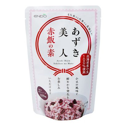 包裝設計公司推薦紅豆美人紅豆飯之素遠藤制餡包裝設計欣賞(圖1)