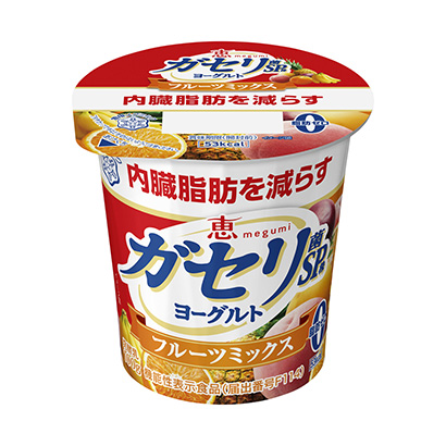 惠姬松茸株酸奶水果混合料雪印梅格牛奶健康食品包裝設(shè)計(jì)(圖1)